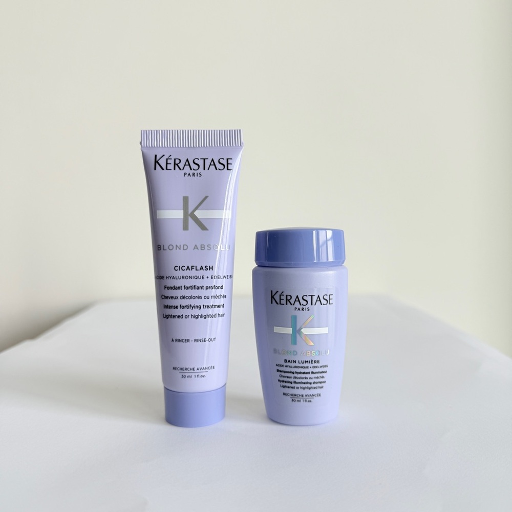 Kerastase Blond Absolu Shampoo and Fortifying Treatment conditioner